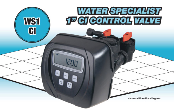 Clack Клапан управления с промывкой по таймеру Water Specialist WS1CI BWT I- Z (таймер, 5 кнопок)